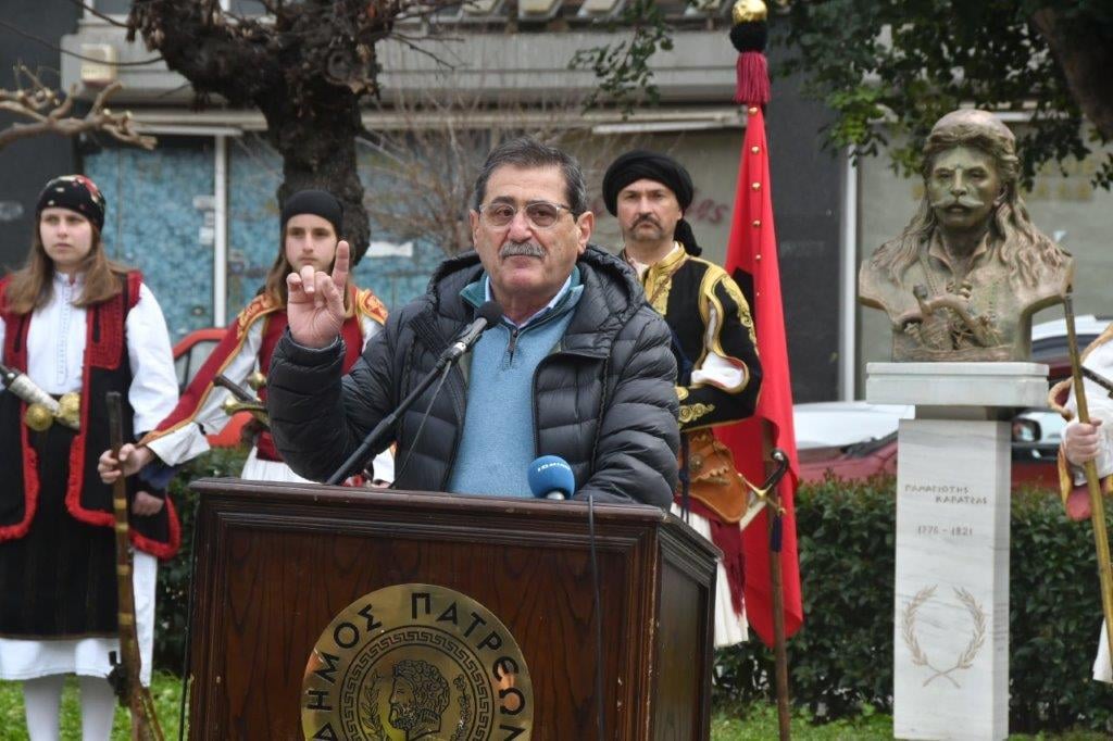 ΔΗΜΑΡΧΟΣ ΠΛ. ΟΜΟΝΟΙΑΣ ΓΙΑ 25η ΜΑΡΤΙΟΥ